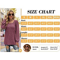 Wiholl Sweatshirt For Women Loose Fit Long Sleeve Tunic Tops For Leggings Halloween Orange 3X