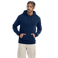 Adult Powerblend Pullover Hooded Sweatshirt - ROYAL BLUE HTHR - S(D0102H7Y4LX)