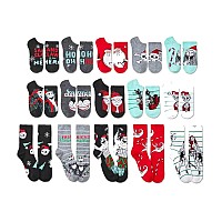 Womens Nightmare Before Christmas 15 Days Of Socks Advent Calendar Assorted Colors Size 410