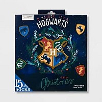 Harry Potter Countdown To Christmas Advent Calendar Set Bundle With 15 Pairs Of Harry Potter Socks For Women Size 410 Harry