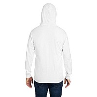 Mens HD cottonJersey Hooded T-Shirt - SAFETY ORANgE - S(D0102H7MS6J)