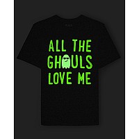 The Childrens Place Boys All Holidays Short Sleeve Graphic Tshirts Halloween Ghouls Glow Xlarge