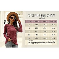 Ofeefan Womens Halloween Shirts Fall Sweaters For Women 2023 Caramel Orange Xl