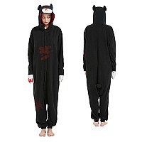 Majcos Onesies Bear Animal Adult Pajamas Halloween Cosplay Costume Unisex Onesie