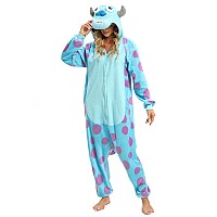 Bgokta Halloween Animal Onesie Pajamas For Adults Costume Cosplay Homewear One Piece