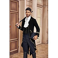 Runcati Mens Steampunk Victorian Jackets Gothic Tailcoat Costume Vintage Tuxedo Viking Renaissance Pirate Halloween Coats