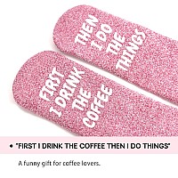 Anotion Coffee Socks Coffee Gift Basket Coffee Gift Coffee Gift Set Coffee Gifts For Women Coffee Lover Gift Novelty