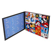 Mickey Mouse Christmas Advent Calendar Set Bundle Of 12 Pairs Of Toddler Socks For Boys Size 47 Plus Stickers Disney Sock G