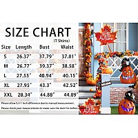 Halloween Pumpkin Shirts For Women Fall Shirts Casual Cotton Pumpkin Shirt Woman Burnt Orange S