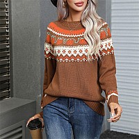 Yemocile Knitted Halloween Sweater For Women 2024 Cute Gothic Streetwear Pullover Sweaters Crewneck With Long Sleeves