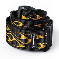 Dunlop D3811Oy Flambe Yellow Strap