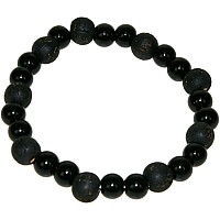 Zorbitz Kama Logy Onyx Power And Success Genuine Gemstone Bracelet For Mens Womens 8 Mm Healing Energy Beads