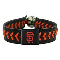 San Francisco Giants Baseball Bracelet Team Color Style Blackd0102H75Vta