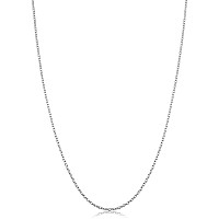 Kooljewelry Sterling Silver Round Cable Chain Necklace 12 Mm 16 Inch