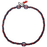 Mlb Minnesota Twins Team Color Frozen Rope Baseball Necklace