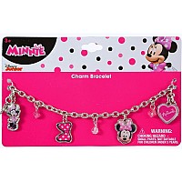 Disney Minnie Mouse Charm Bracelet Girls Dress Up Bracelet