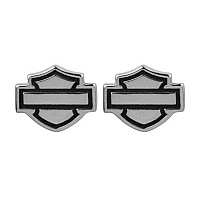 Harleydavidson Womens Outline Bar Shield Post Earrings Hde0285