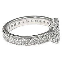 Harleydavidson Womens Ring Silver Bling Bar Shield Band Silver Hdr0159 7