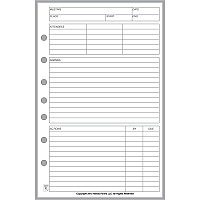 Classic Size Meeting Manager Sized And Punched With 7 Holes For 7Ring Notebooks Such As Franklin Etc 55 X 85