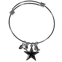 Nfl Siskiyou Sports Womens Dallas Cowboys Charm Bangle Bracelet One Size Team Color