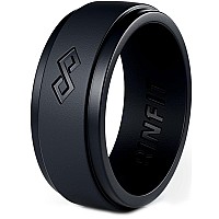 Rinfit Silicone Rings For Men Mens Silicone Wedding Band Silicone Ring Men Rubber Wedding Rings Rubber Rings Men Infin