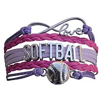 Infinity Collection Softball Bracelet Softball Jewelry 12 Styles Perfect Softball Player Team And Coaches Gifts