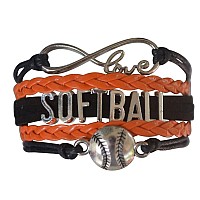 Infinity Collection Softball Bracelet Softball Jewelry 12 Styles Perfect Softball Player Team And Coaches Gifts