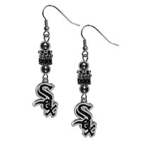 Mlb Chicago White Sox Euro Bead Earrings 75