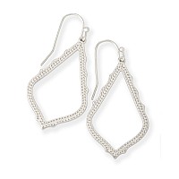 Kendra Scott Sophia Drop Earrings For Women Dainty Fashion Jewelry Rhodiumplated