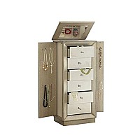 Acme Furniture 97172 Talor Jewelry Armoire Antique Gold