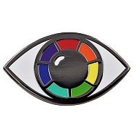 Queer Eye Rainbow Eye Enamel Pin