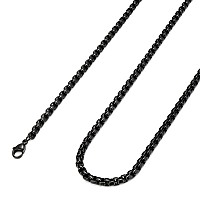 Fibo Steel 2Mm Stainless Steel Mens Womens Necklace Rolo Cable Chain 16 Inches