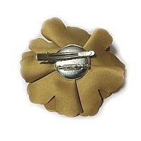 Meilliwish Camellias Flower Hair Clip And Brooch Pin 1 Pcsa74Mustardyellow