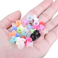 Xpircn Thin Silicone Ear Plugs Tunnels Flexible Ear Earlets 15Pairs