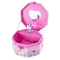 Hot Focus Musical Girls Jewelry Box Rainbow Unicorn Music Jewel Storage Box Plays Beethovens Fr Elise