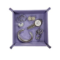 Unionbasic Jewelry Tray For Rings Watches Earrings Entryway Catchall Holder Keys Change Caddy Nightstand Organizer Bedside Val