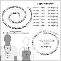 Prosteel Stainless Steel Chain Necklace Women Boy Men Jewelry Round Box Flat Chain Trendy Layering Layered Long Necklace