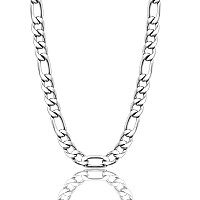 Monily Chain Necklace For Men 85Mm 18 Inches Stainless Steel Figaro Link Chain For Women Boys