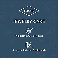 Fossil Womens Silvertone Necklace Color Silver Model Jf02856998