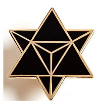 Star Merkaba Star Tetrahedron Enamel Pin For Your Life