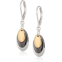 Nine West Womens Tri Tone Shaky Drop Earrings