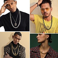 Prosteel Necklaces For Men Him Collar Rapper Jewelry Mens Stainless Steel Chunky Chain Cool Men Necklace