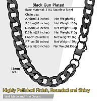 Prosteel Necklaces For Men Him Collar Rapper Jewelry Mens Stainless Steel Chunky Chain Cool Men Necklace