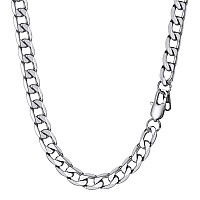 Prosteel Necklaces For Men Hip Hop Thick Chain 20 Inch Man Jewelry Cuban Link Rapper Biker Chain Simple Necklace For Him