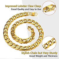 Prosteel Rapper Chain Mens Gold Chain Necklaces Collares Para Hombre 20 Inch Neck Chains For Men Chunky Necklace