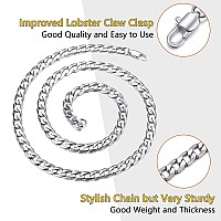 Prosteel 24 Inch Stainless Steel Chain For Men Jewelry Brothers Gift Cadenas Para Hombres 6Mm Cuban Link Chains Husband Necklace