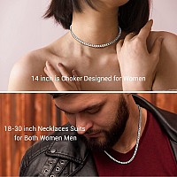 Prosteel Stainless Steel Necklaces Rocker Cuban Link Chain Mens Jewelry Trendy Men Flat Chain Plain Necklace Chains