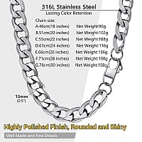 Prosteel Men Necklace Chain Man Male Jewelry Stainless Steel Collar