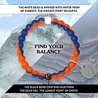 Lokai Silicone Beaded Bracelet For Men Women Nfl Football Collection Denver Broncos Medium Silicone Jewelry Fashion Brac