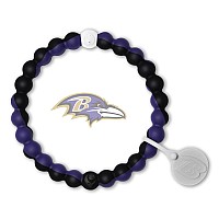 Lokai Silicone Beaded Bracelet For Men Women Nfl Football Collection Baltimore Ravens Small Silicone Jewelry Fashion Bra